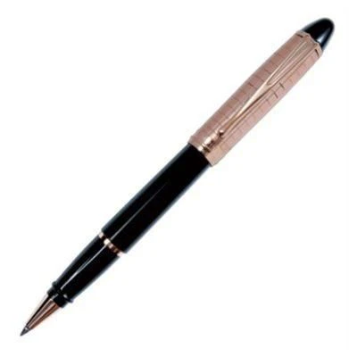 Aurora Ipsilon Quadra Sterling Silver Rose Gold Rollerball Pen