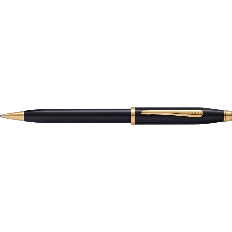 Cross Century II Black 23KT Gold Ballpoint Pen - Image 2