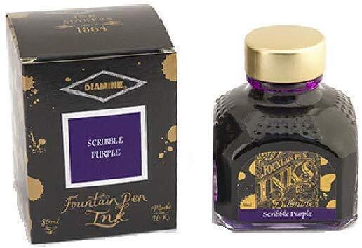 Diamine Bottled Ink 80ml Scribble Purple