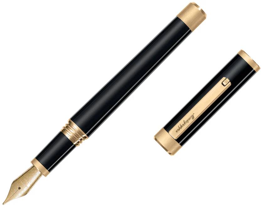 Montegrappa Zero Black & Gold Fountain Pen