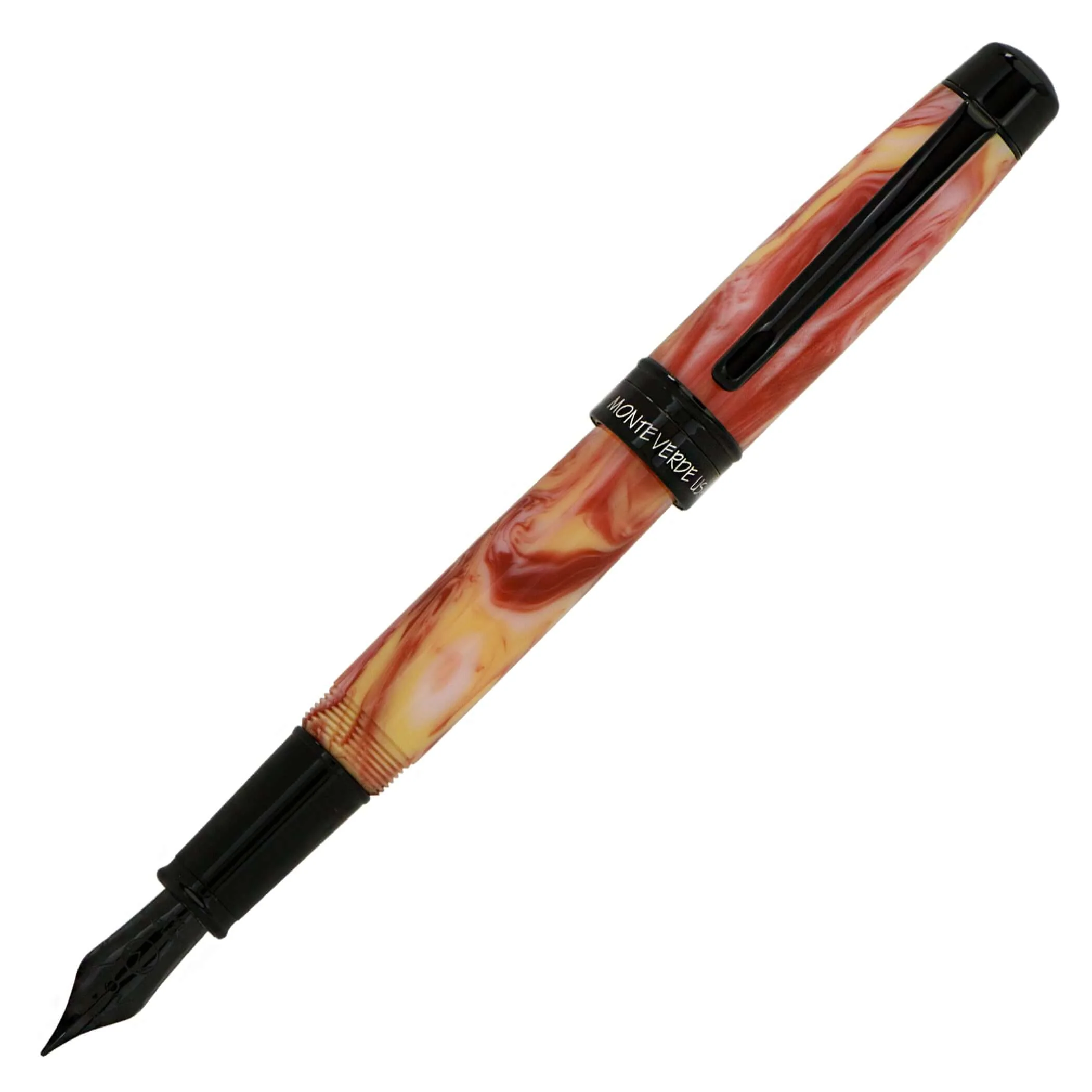 Monteverde Prima Red Swirl Fountain Pen