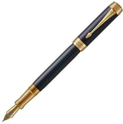 Parker Duofold Prestige Blue Chevron GT Centennial Fountain Pen