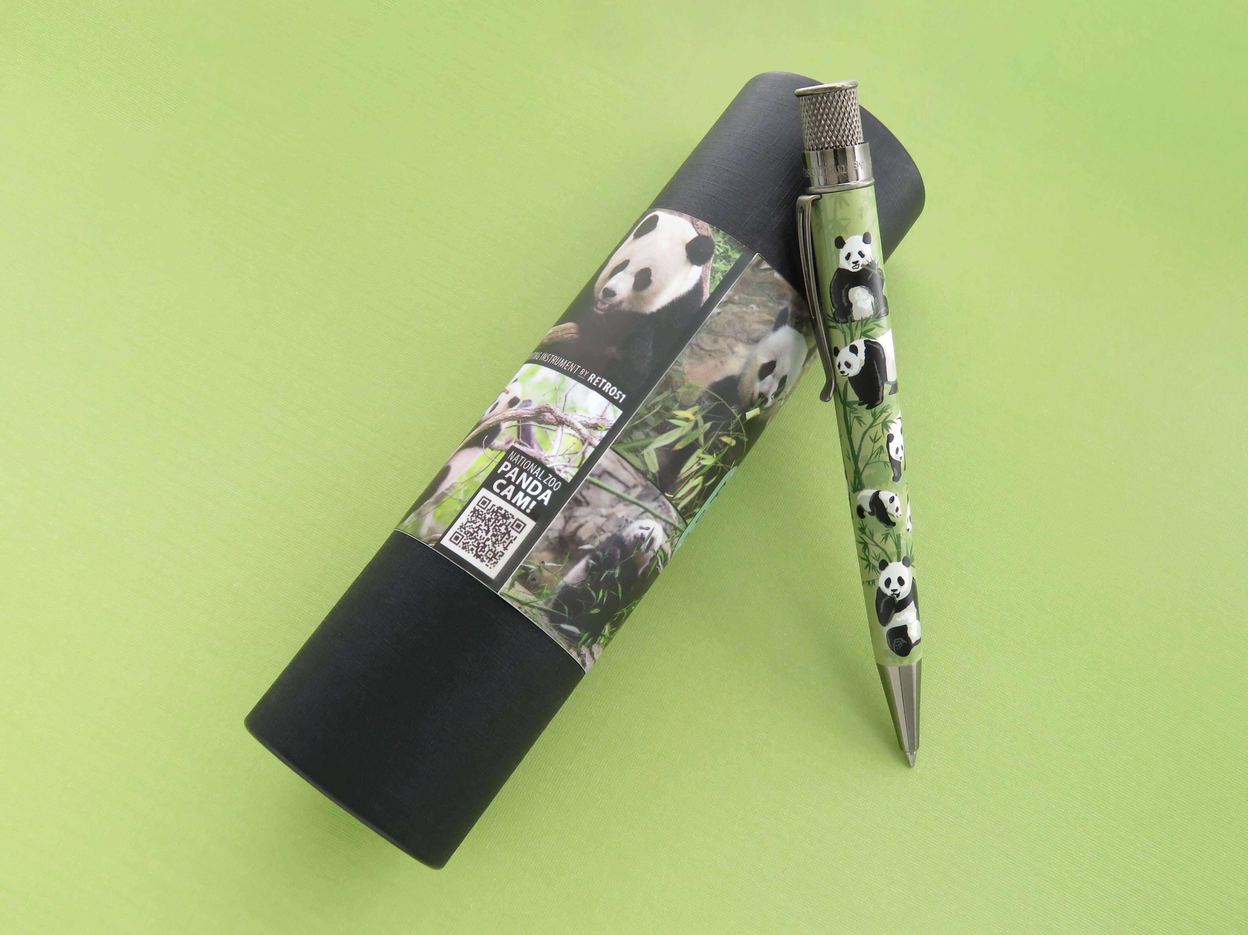 Retro 1951 Tornado Smithsonian National Zoo Panda Rollerball Pen - Image 3