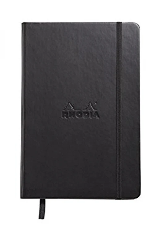 Rhodia A5 Hardcover Webnotebooks - Black, Lined - Image 2