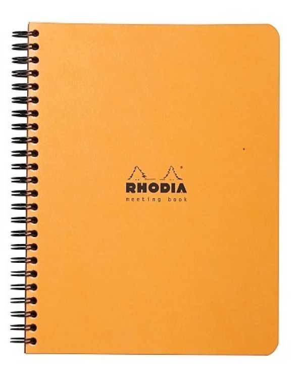 Rhodia A5+ Meeting Book - Orange