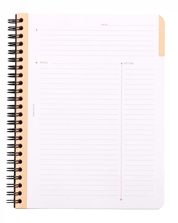 Rhodia A5+ Meeting Book - Orange - Image 2