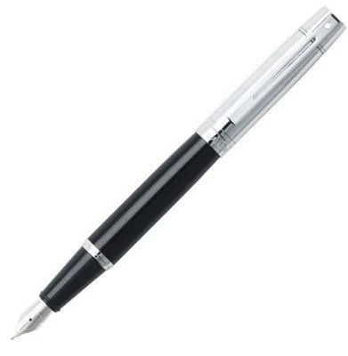 Sheaffer 300 Black & Chrome Fountain Pen