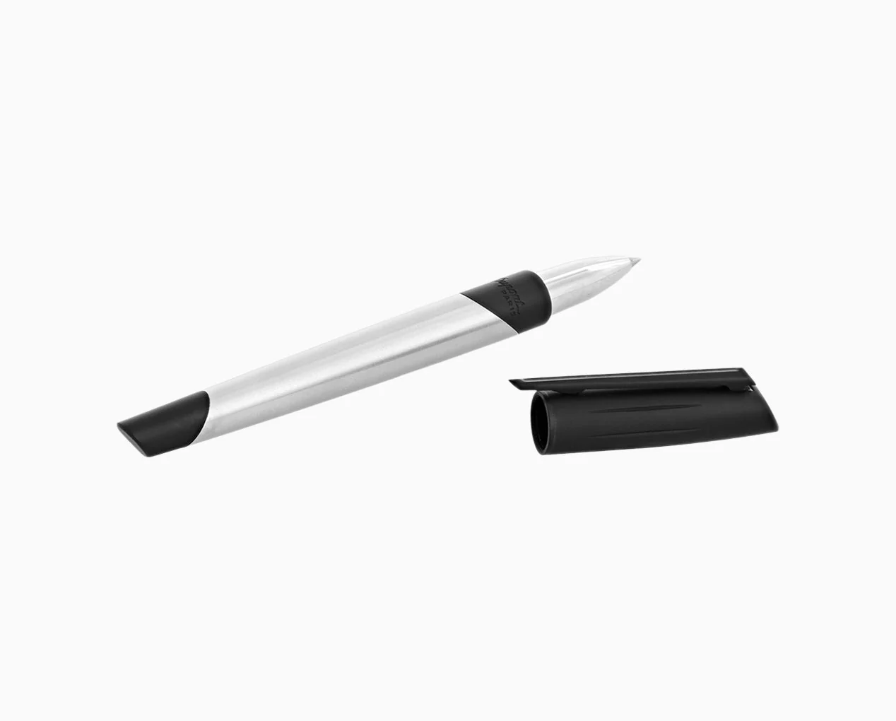 ST Dupont Defi Millenium Brushed Chrome & Matte Black Trim Rollerball Pen - Image 3