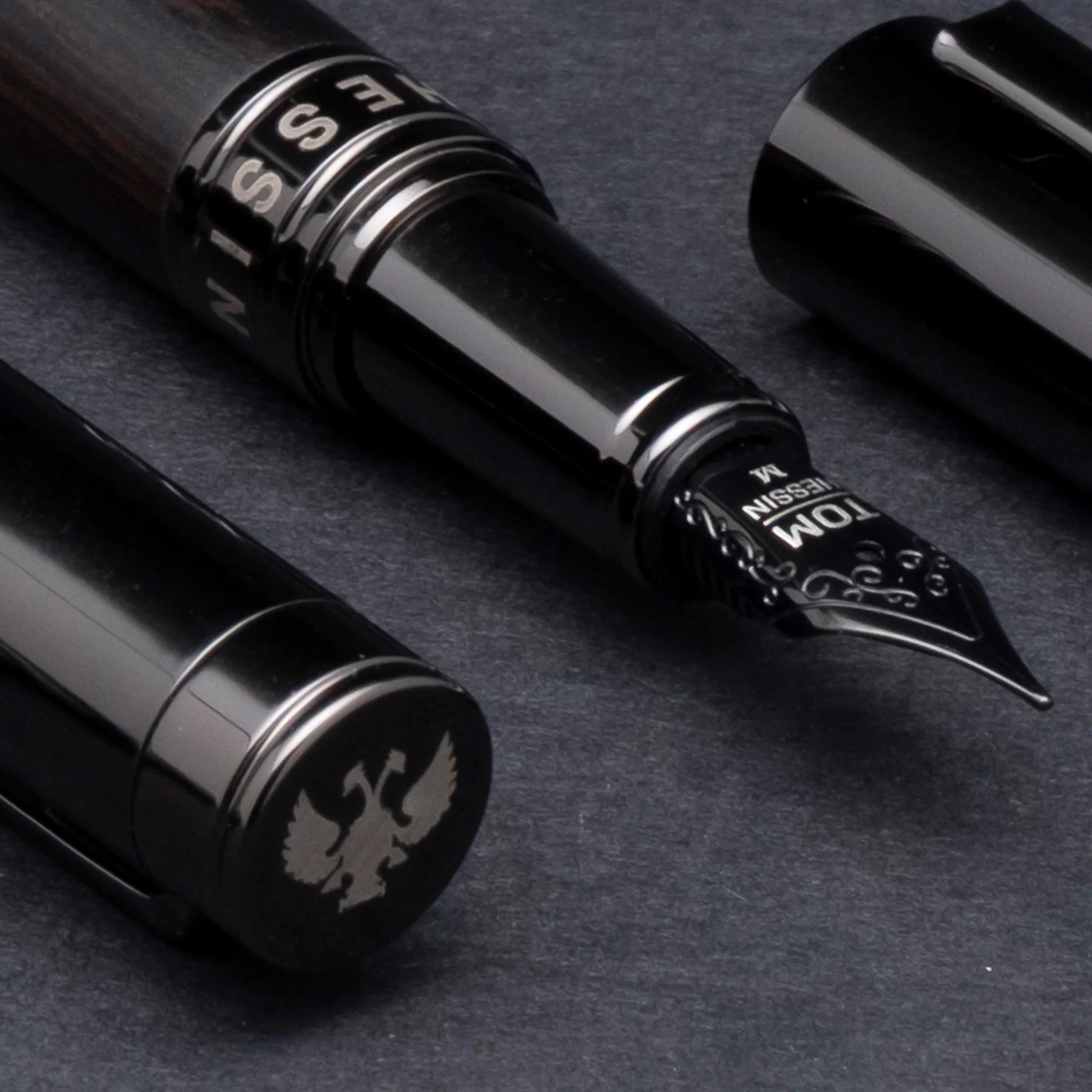 Tom Hessin - Revolution Collection Charcoal - Fountain Pen - Image 4