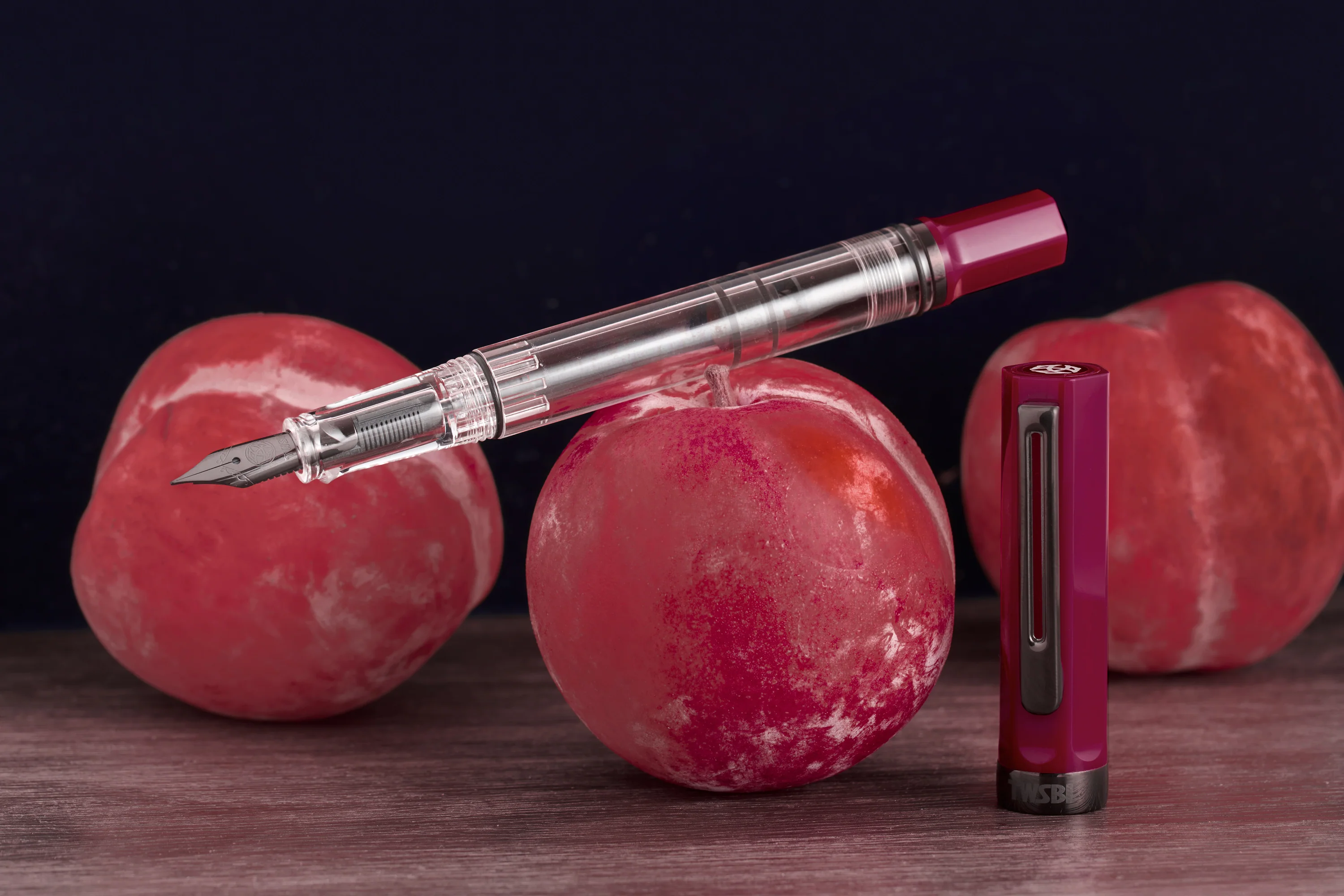 TWSBI Eco Plum with Onyx Fountain Pen - Image 2