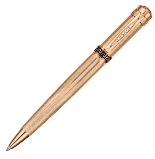 Versace Astrea Rose Gold Guilloche Ballpoint Pen