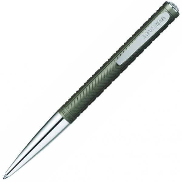 Versace Logos Grey/Steel Ballpoint Pen