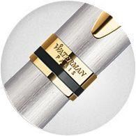 Waterman Expert Stainless Steel & Gold Rollerball Pen - Image 5